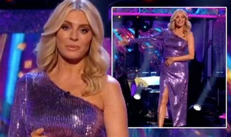 Tess Daly Distracts Strictly Come Dancing Viewers With Stunning Purple