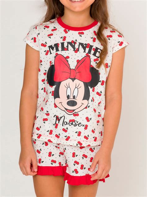 PIJAMA INFANTIL MENINA CURTO MINNIE MOUSE 49 03 0032 8