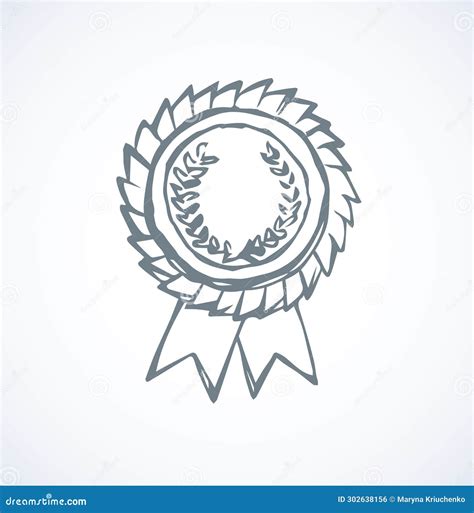 Medal Vector Drawing Stock Vector Illustration Of Guarantee