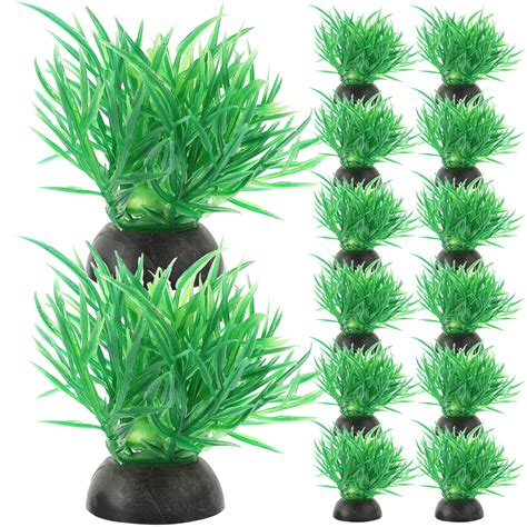 Pcs Ornament Faux Aquarium Grass Artificial Seaweed Plant Fish Tank