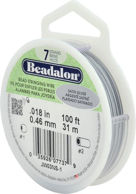 Beadalon Strand Stainless Steel Bead Stringing Wire In