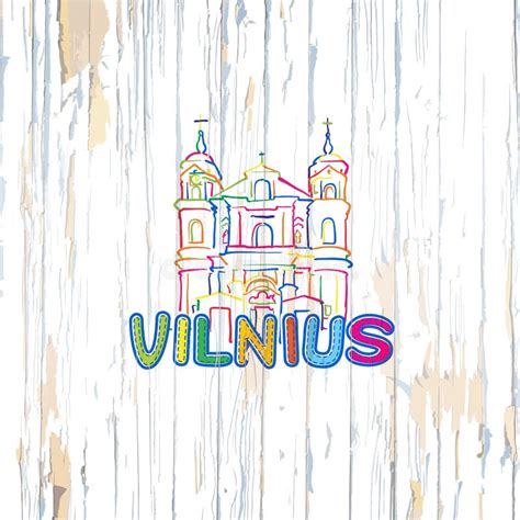 Vilnius Drawing Stock Illustrations Vilnius Drawing Stock