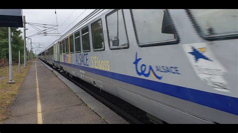 En Gare De Herrlisheim Pres Colmar Le Septembre Avec Un Ter