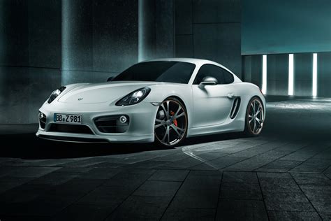 Fonds d ecran Porsche 2013 Cayman Blanc Voitures télécharger photo