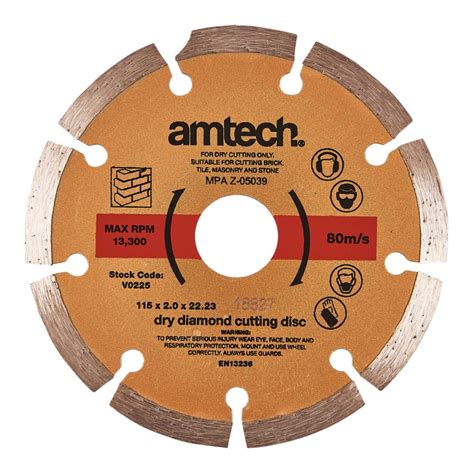 115mm Diamond Cutting Disc Amtech