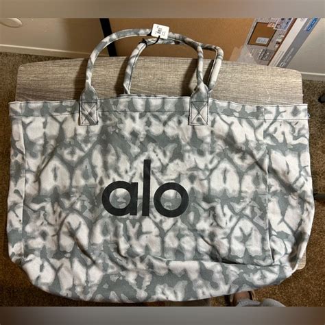 Alo Yoga Bags Alo Yoga Tie Dye Grey Tote Bag Poshmark