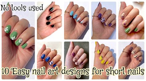 Simple Nail Designs For Short Nails Step By Step