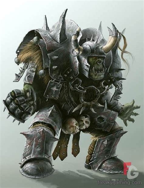 Black Orc Warhammer Fantasy Roleplay Warhammer Art Fantasy Rpg