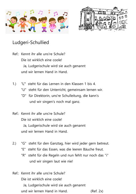 Ludgeri Schullied Ludgerischule Selm