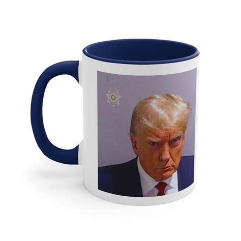 Trump Mug Shot Coffee Etsy