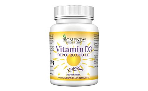 Biomenta Vitamin D Hochdosiert I E Aktion Vegan