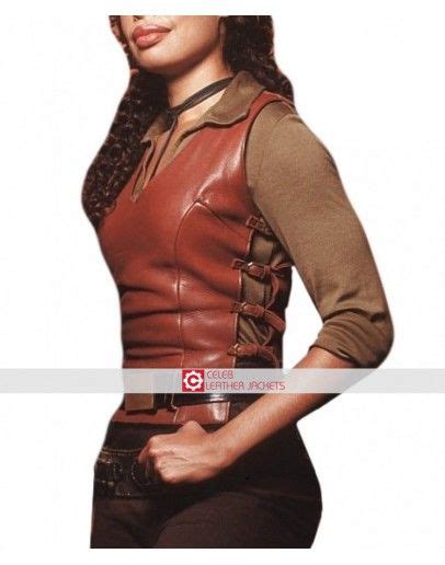 Zoe Washburne Costume Gina Torres Leather Vest Firefly Leather