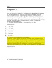 Evaluacion Financiera De Proyectos Clase 3 Docx CLASE 1 Pregunta 1