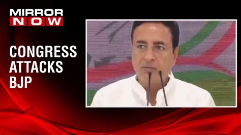 Congress Randeep Surjewala Attacks Bjp Over Cash Seized In Arunachal