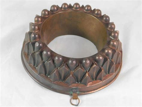 Antique French Copper Jelly Mold Trottier Paris S