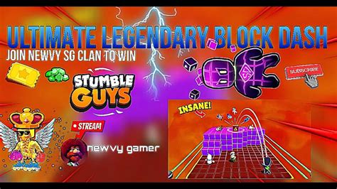 Stumble Guys Live Legendary Block Dash Stumble Guys Live Now