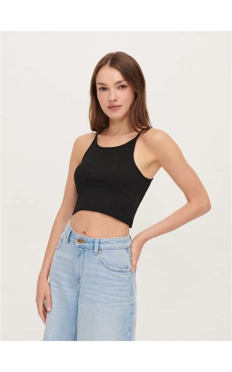 Crop Top Barva Ern House N X