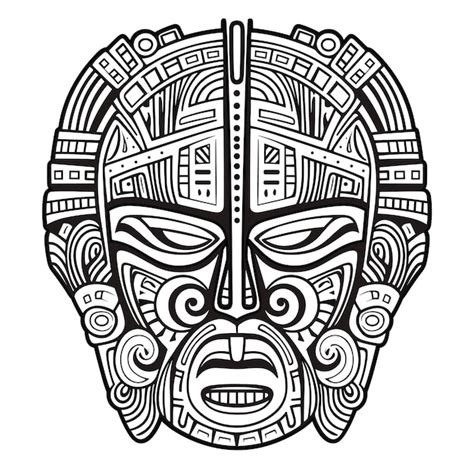 Premium Vector Tribal Hawaii Totem African Traditional Wooden Mask