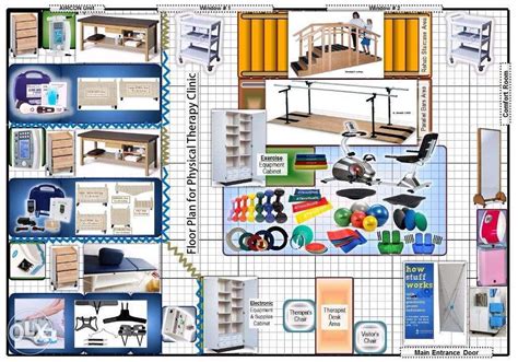 Physical Therapy Rehabilitation Center Floor Plan