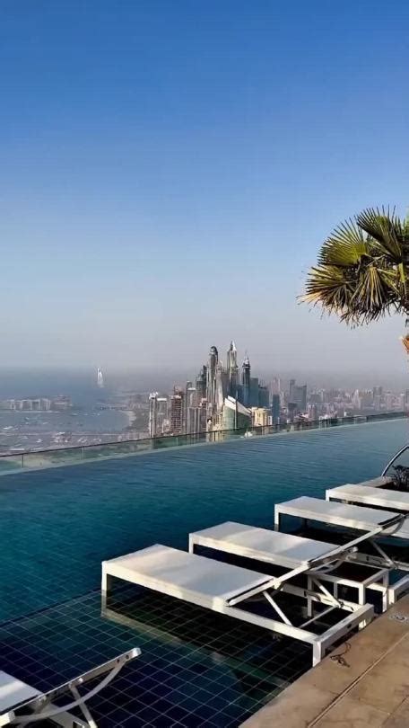 Vik – UAE, Dubai, The world's highest infinity pool The...