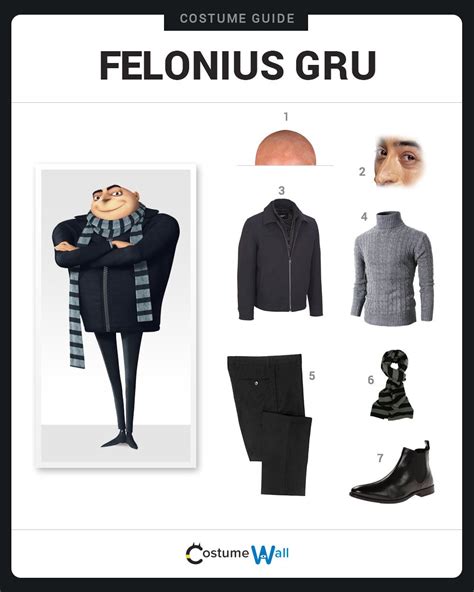 Movie Despicable Me 3 Gru Cosplay Costume Artofit