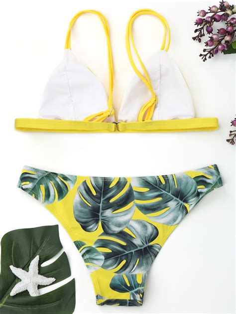 Yellow Bikini Set For Summer Beach Swimsuit Bathing Suit Swimwear On Luulla