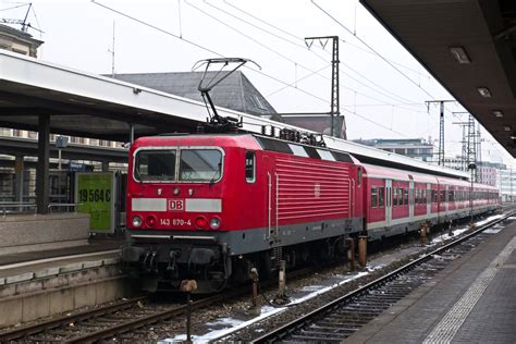 143 870 vor der S2 nach Altdorf Nürnberg Hbf 04 03 2018 Bahnbilder de