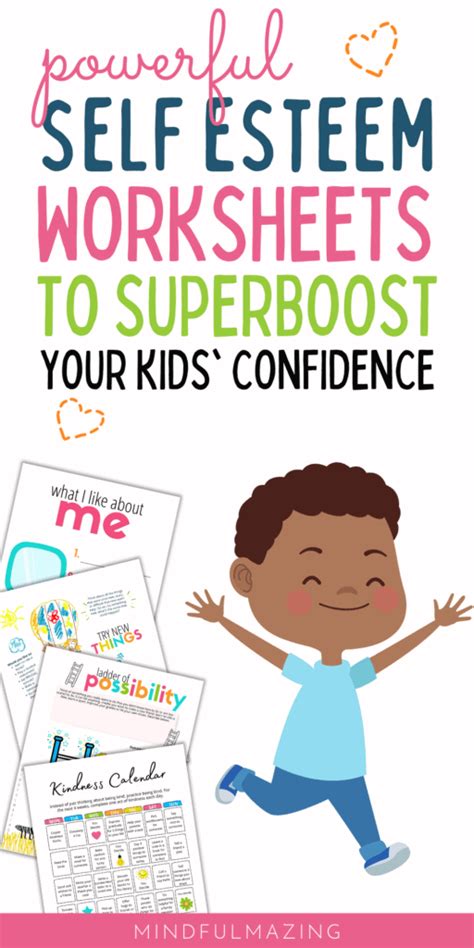 4 Free Printable Self Esteem Worksheets Freebie Finding Mom Self Esteem