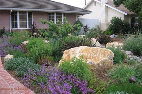 California Native Garden Design Meda Rock