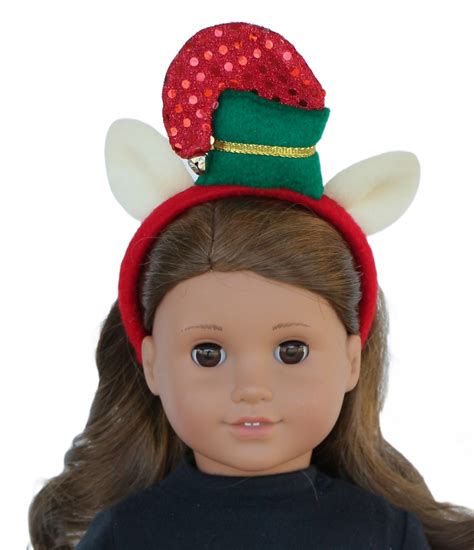 18 Doll Christmas Elf Headband The Doll Boutique