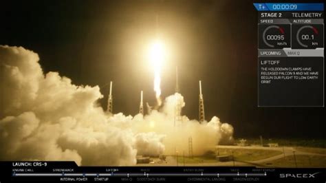 Photos Spacex Launches Cargo Mission Lands Rocket Again Space