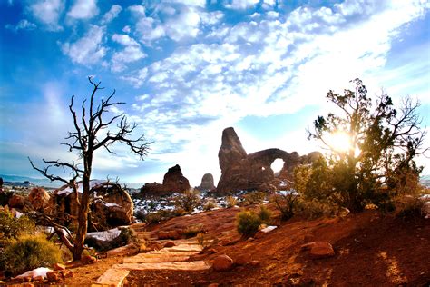 Winter in Arches National Park