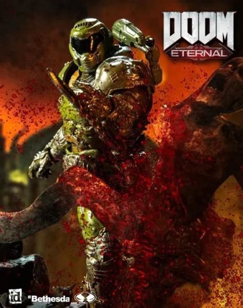 New Doom Eternal The Doom Slayer Official Action Figure By Mcfarlane