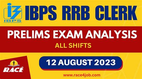 IBPS RRB CLERKS PRELIMS ANALYSIS I 12 AUGUST 2023 YouTube