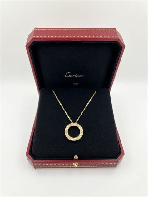 CARTIER Love Collier 54 Brillanten 18K Gold NP 8650 S4107 Kaufen