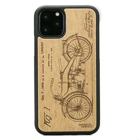 Drewniane Etui Na Iphone Pro Harley Patent Aniegre