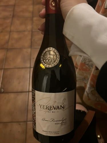 Armenia Wine Yerevan Areni Karmahyut Winemaker S Blend Red Semi Sweet