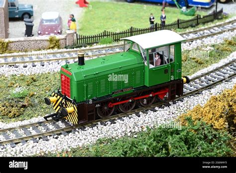 A Model Of A Hunslet Class 05 Shunter Stock Photo Alamy