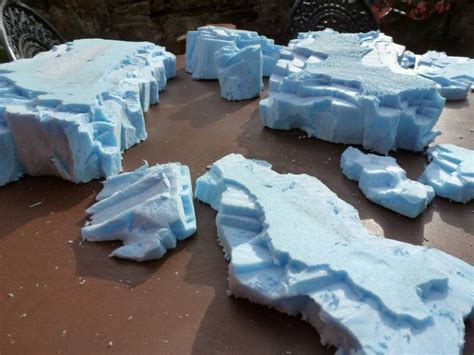 Styrofoam Crafts Christmas Store Displays Iceberg