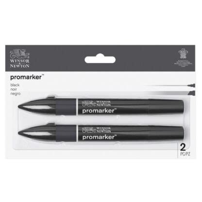 Winsor Newton Pennarelli Promarker Set Neri Dadae