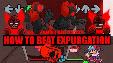 How To Beat Expurgation Friday Night Funkin Vs Tricky Mod Expurgation