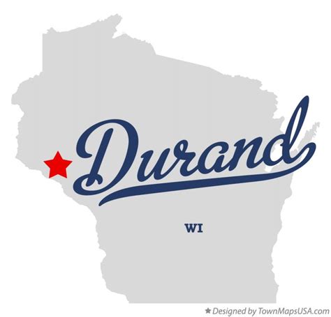 Map of Durand, WI, Wisconsin