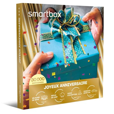 Coffret Cadeau Smartbox Joyeux Anniversaire Coffret Cadeau Achat