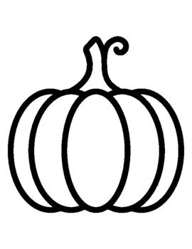 Clipart Pumpkin Outline