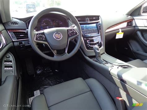 Jet Blackjet Black Interior 2014 Cadillac Cts Sedan Awd Photo