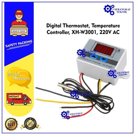 Jual Digital Thermostat Temperature Controller Xh W V Ac Di