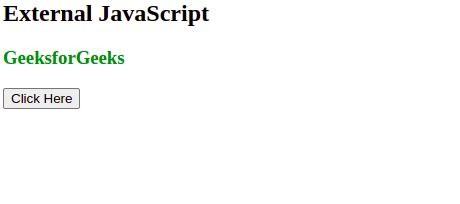 How To Add Javascript In Html Document Geeksforgeeks