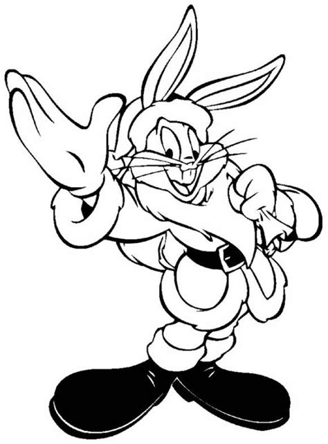 Looney Tunes Bugs Bunny Coloring Pages - Thekidsworksheet