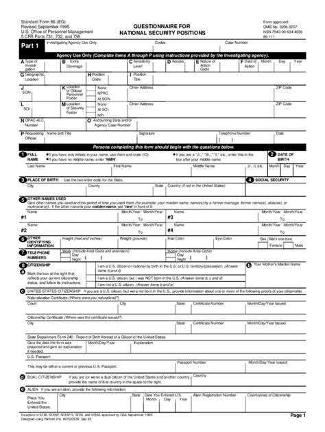 Sf86 Fill Out And Sign Online Dochub