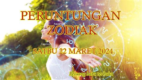 Ramalan Zodiak Besok Sabtu 23 Maret 2024 Leo Nangis Haru Taurus